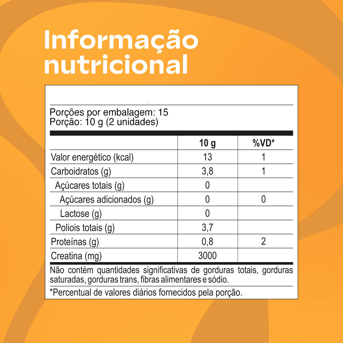 Creatina em gummies - Café (30 gomas)