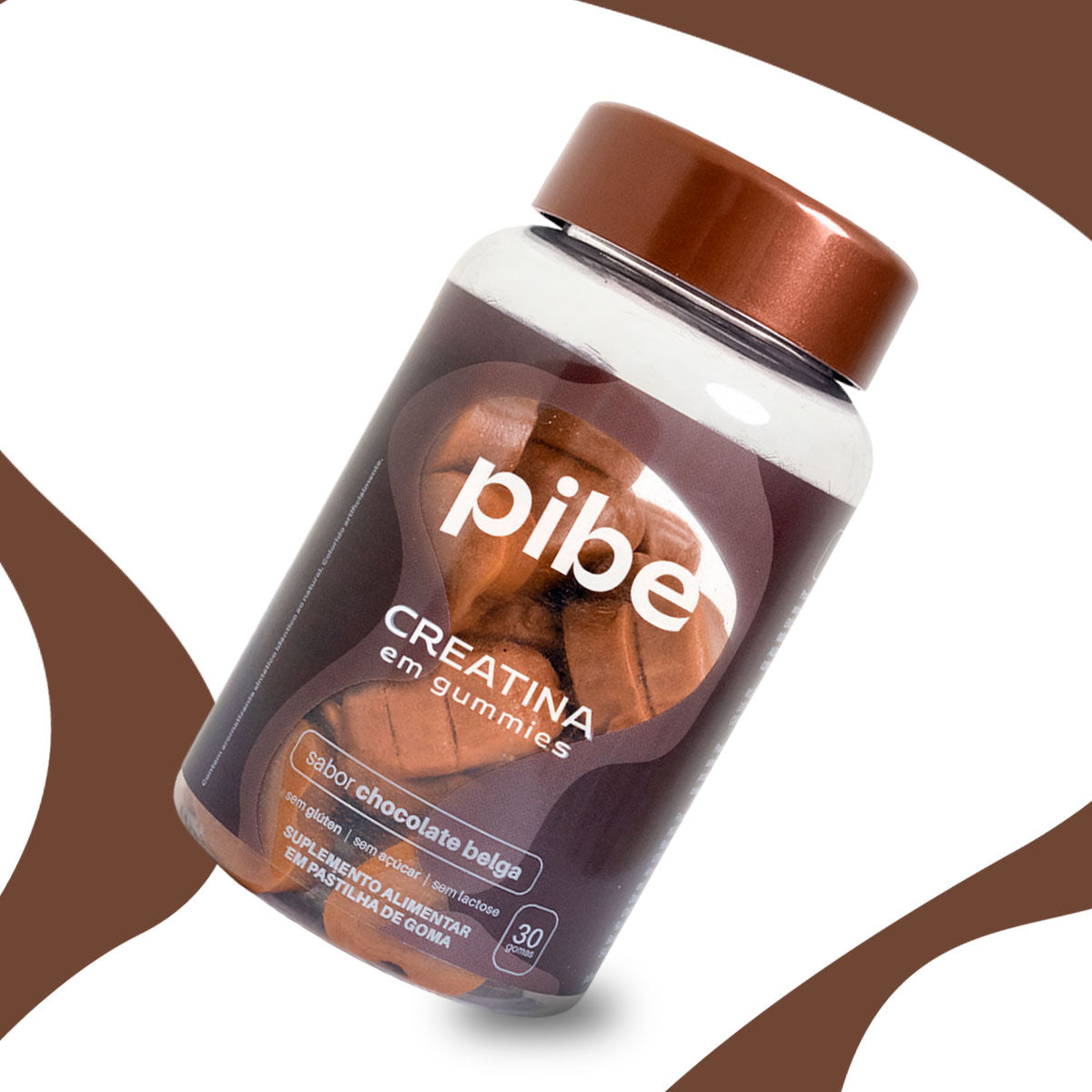 Kit Creatina em Gummies - Sabor Doce de Leite e Chocolate Belga - 30 Gomas