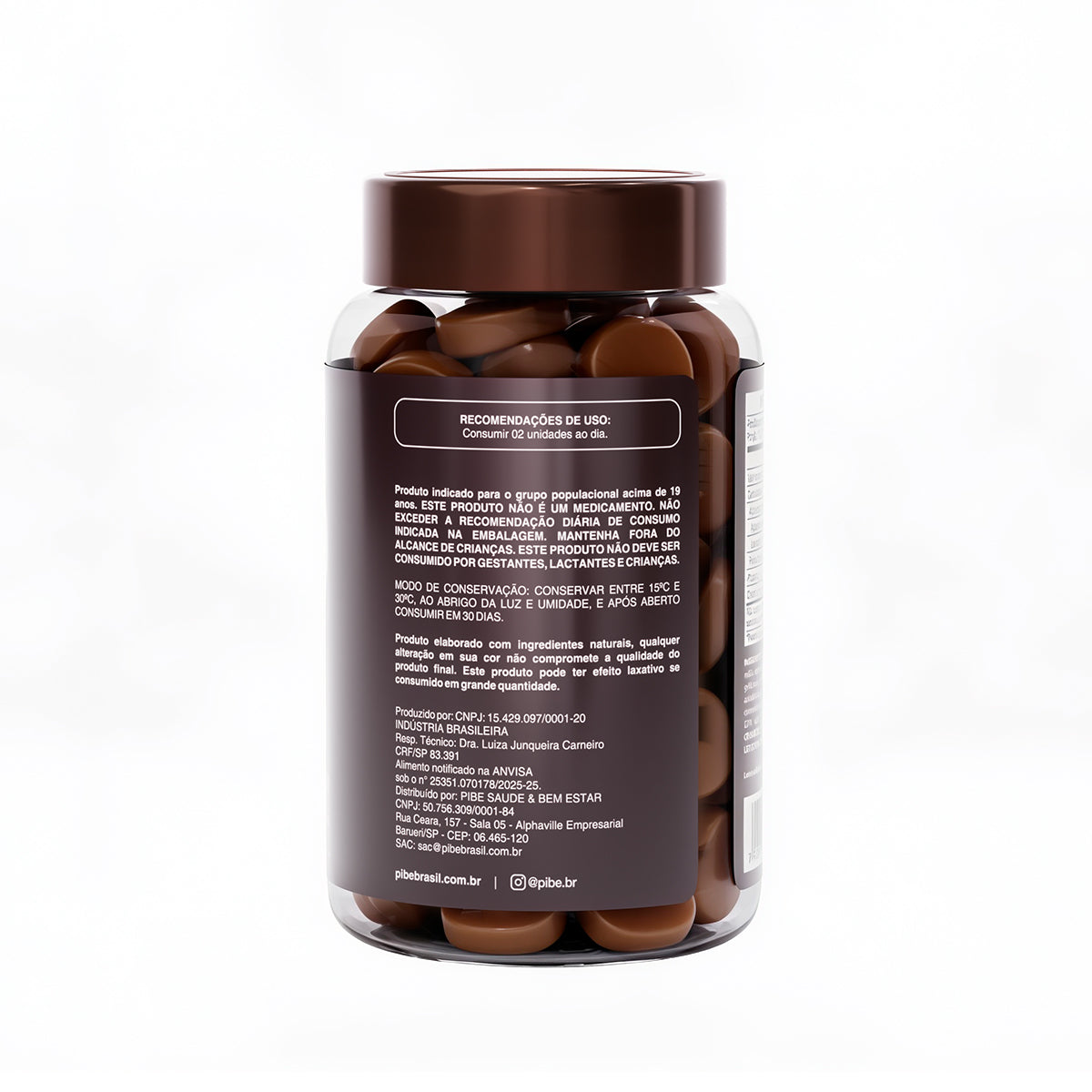 Creatina em gummies - Chocolate Belga (30 gomas)