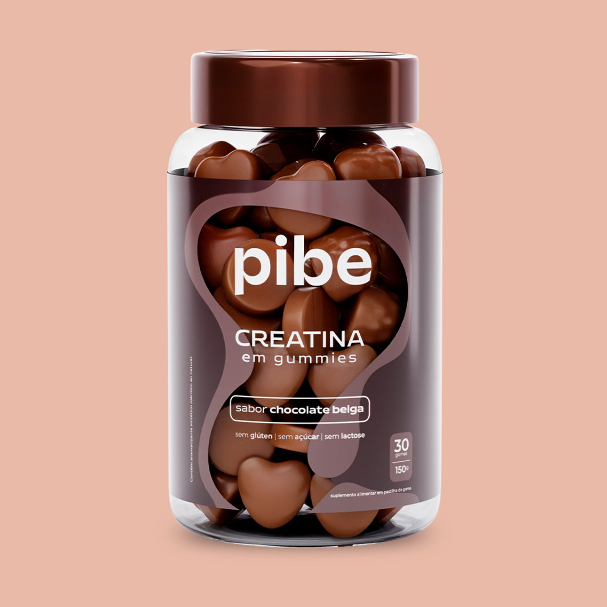 Creatina em gummies - Chocolate Belga (30 gomas)