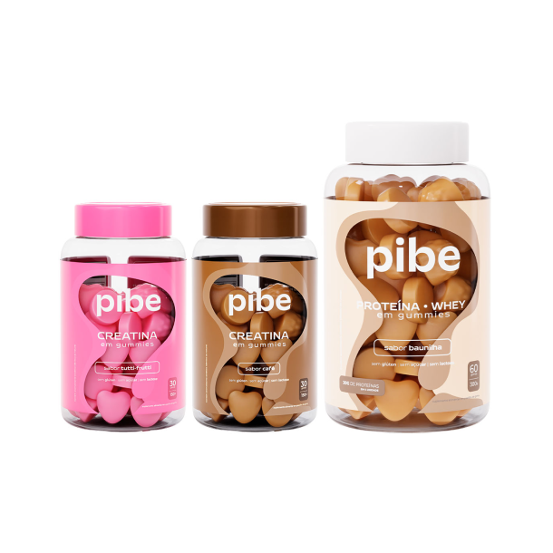 Creatina de Tutti Frutti (30 gomas) + Café (30 gomas) + Whey