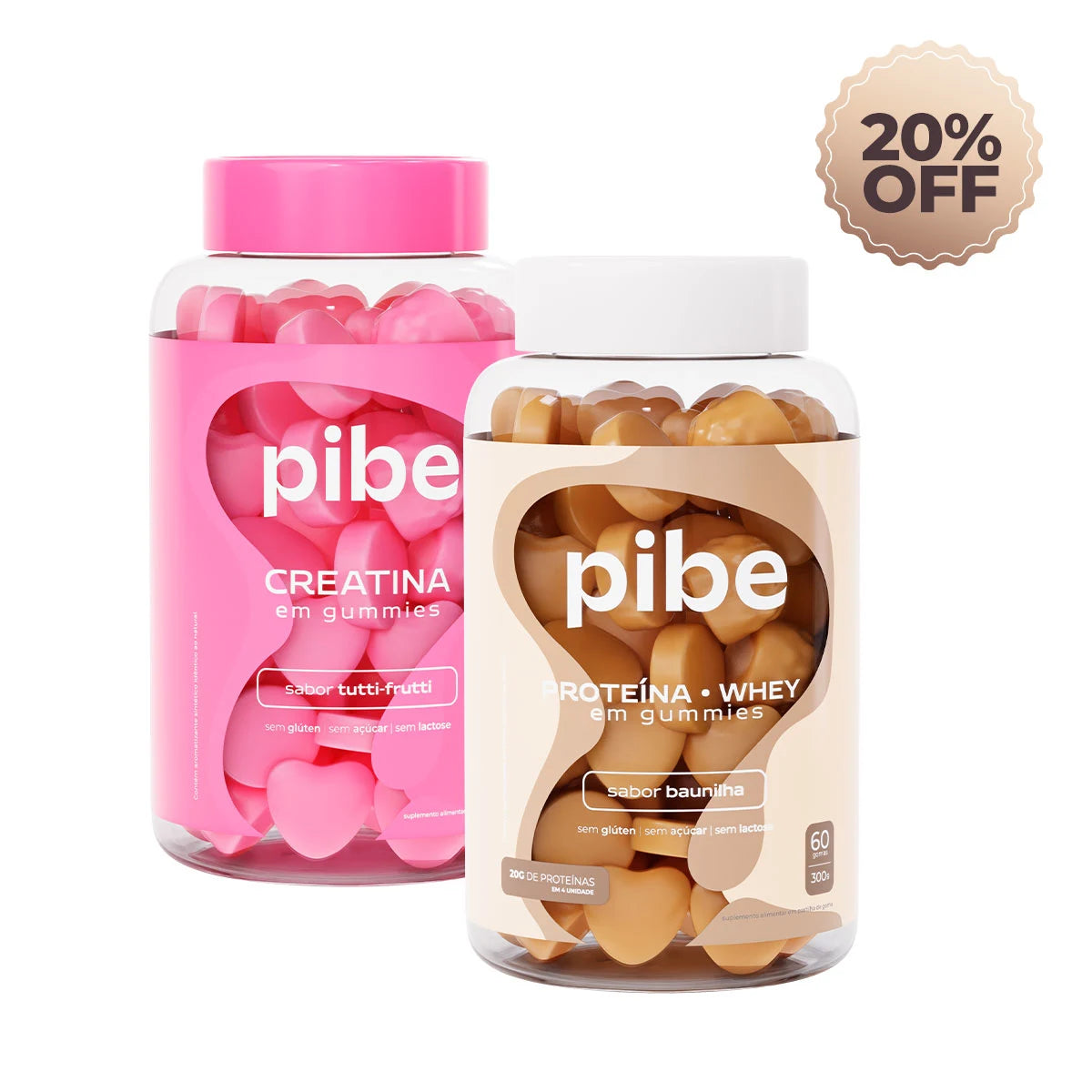 Creatina de Tutti Frutti (60 gomas) + Whey