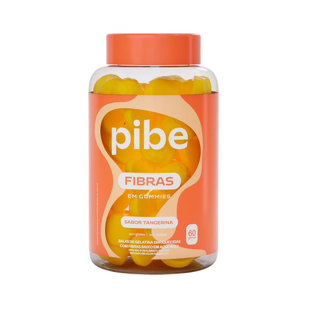 Fibras em gummies - Tangerina