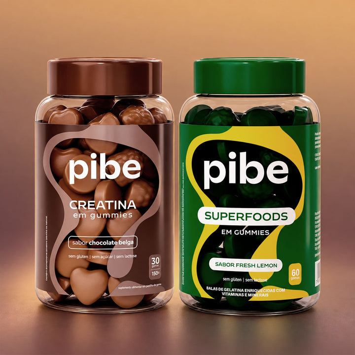Kit GLP1 - Creatina Chocolate 30G + Superfoods 60G