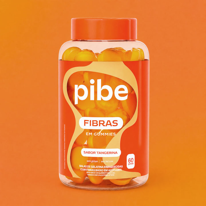 Fibras em gummies - Tangerina