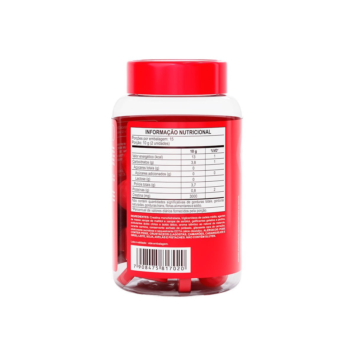 Creatina em gummies - Melancia (30 gomas)
