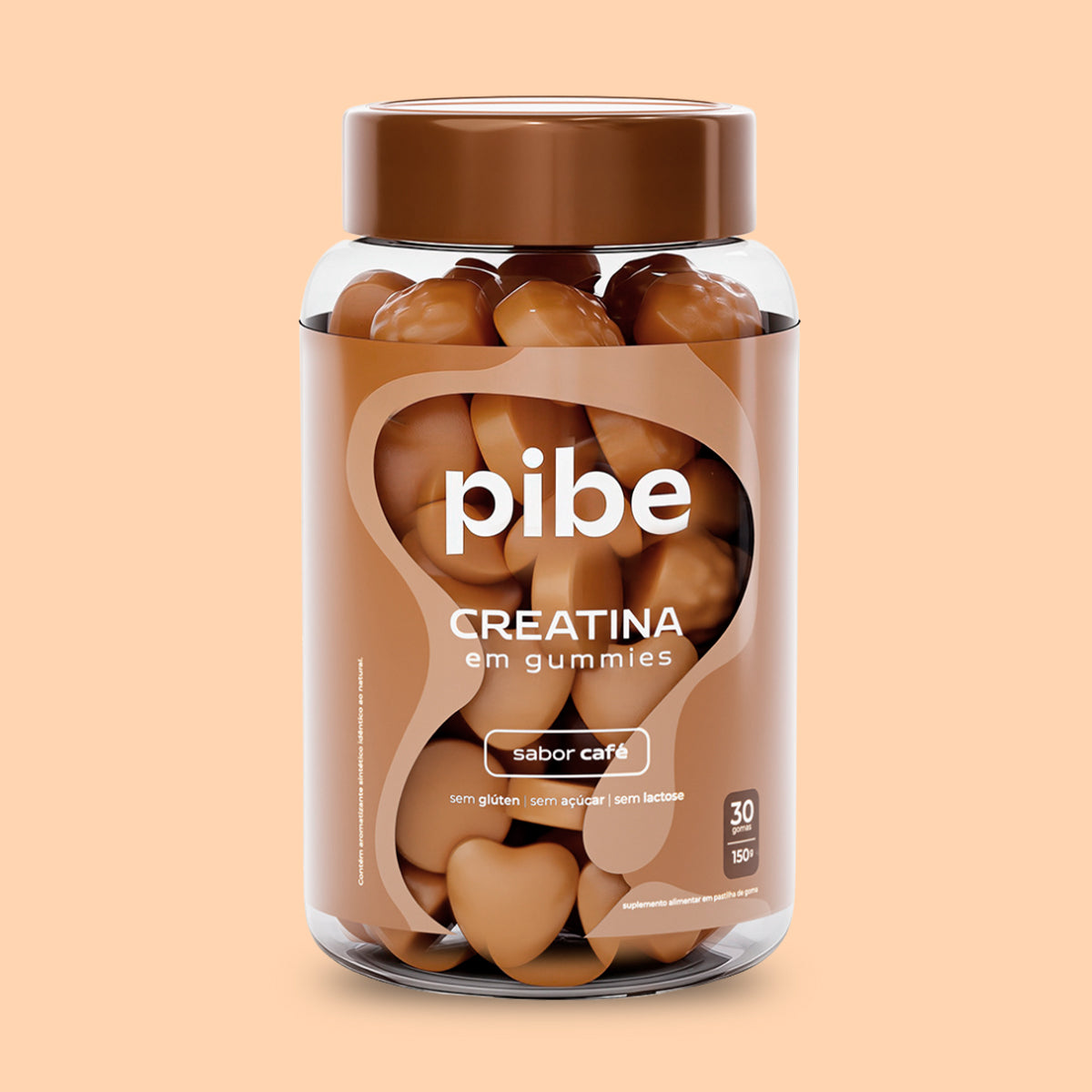 Creatina em gummies - Café (30 gomas)
