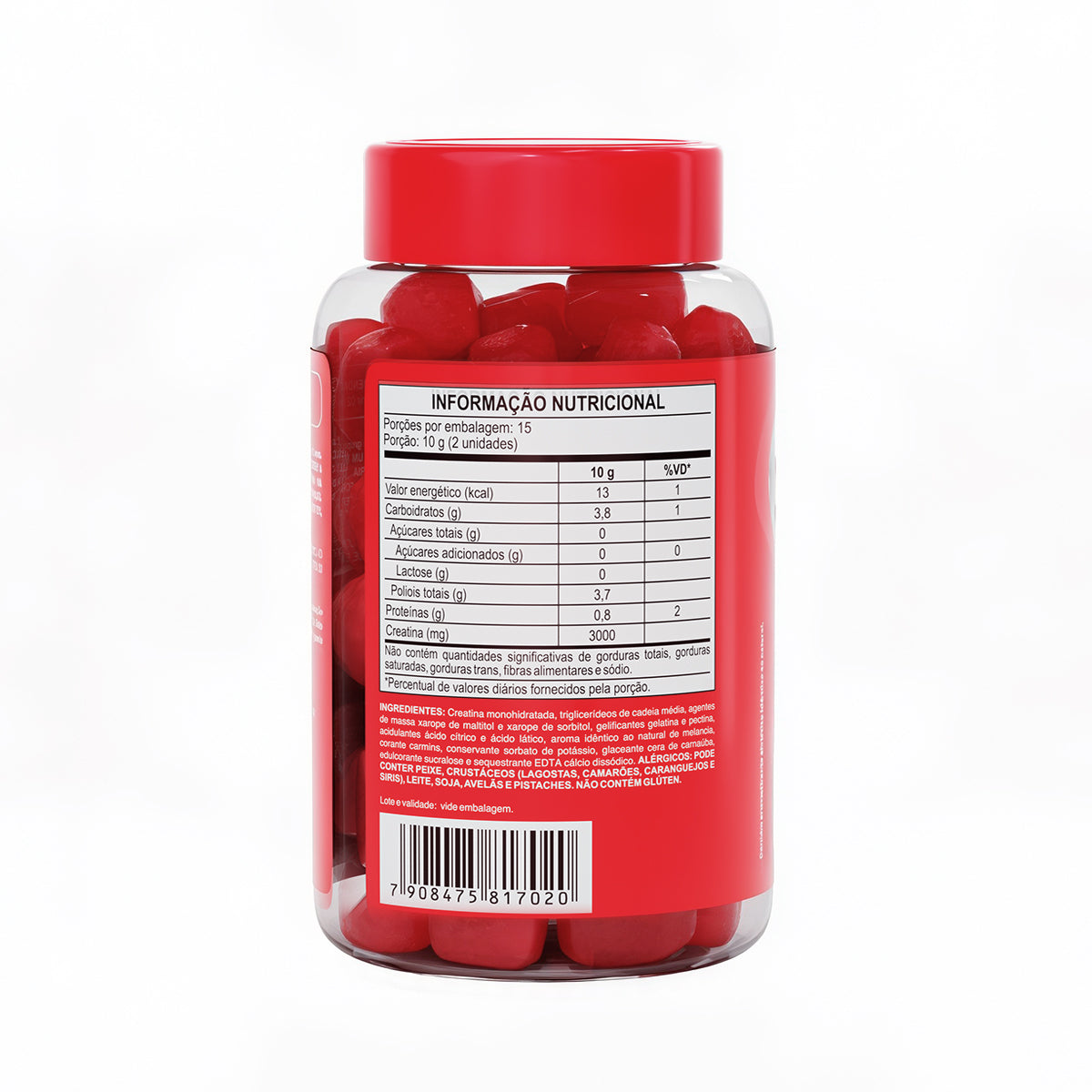 Creatina em gummies - Melancia (30 gomas)