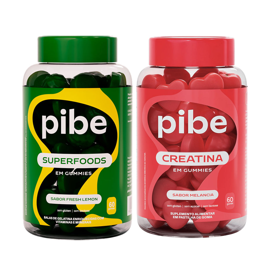 Kit GLP1 - Creatina Melancia 60G+ Superfoods 60G
