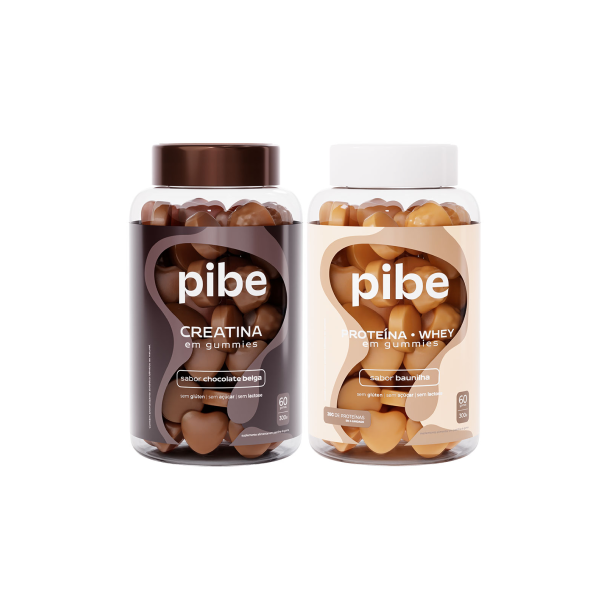 Creatina de Chocolate (60 gomas) + Whey