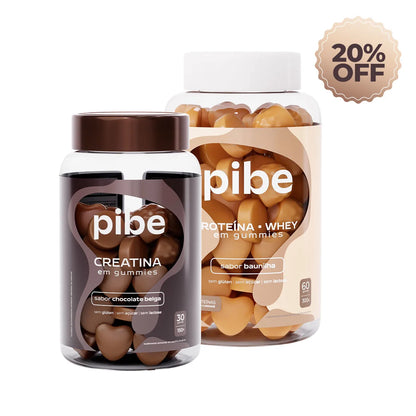 Creatina de Chocolate (30 gomas) + Whey