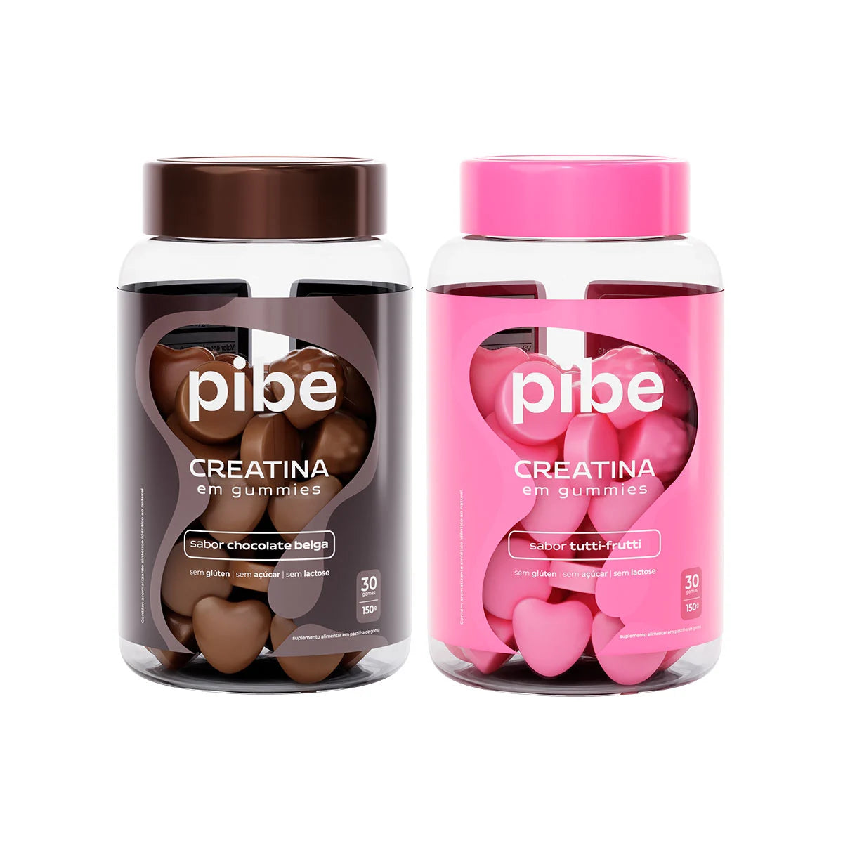 Creatina de Chocolate (30 gomas) + Tutti Frutti (30 gomas) + Whey