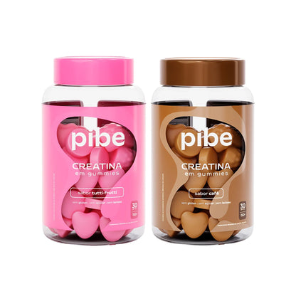 Creatina de Tutti Frutti (30 gomas) + Café (30 gomas) + Whey