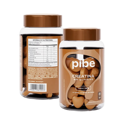 Creatina de Tutti Frutti (30 gomas) + Café (30 gomas) + Whey