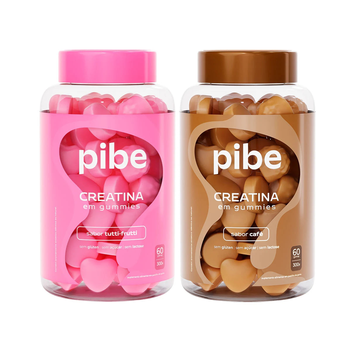 Creatina de Tutti Frutti (60 gomas) + Café (60 gomas) + Whey